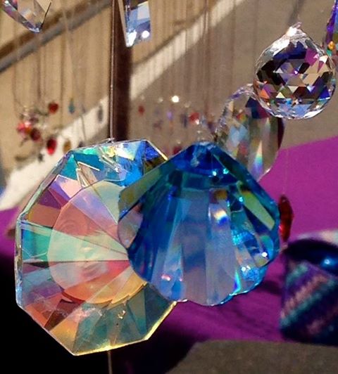 crystal prisms at the big street fair