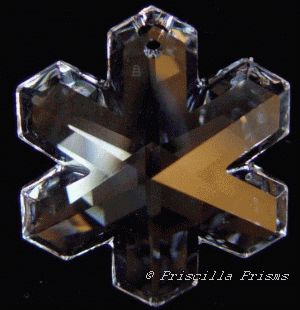 Swarovski Crystal Snowflake Prism