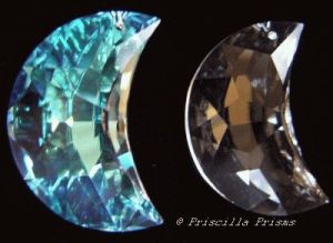 Swarovski's Aurora and crystal clear prism