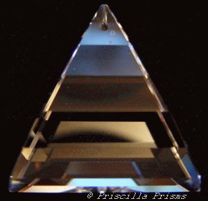 Swarovski pyramid crystal prism